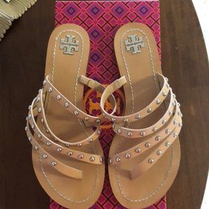 TORY BURCH Patos Studded Sandal size 6